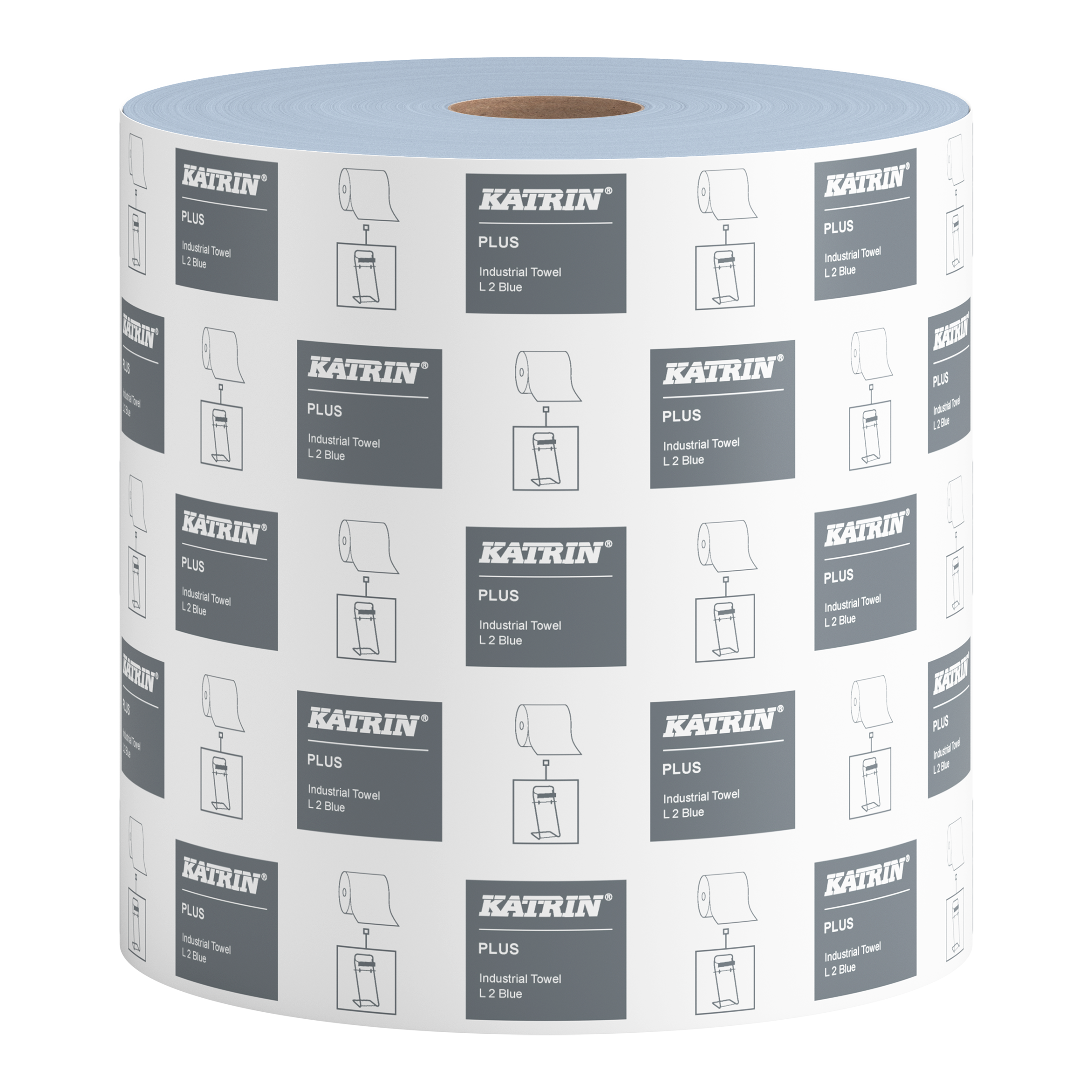 Katrin Plus Teollisuuspyyhe L 2-kerroksinen Laminoitu, Sininen