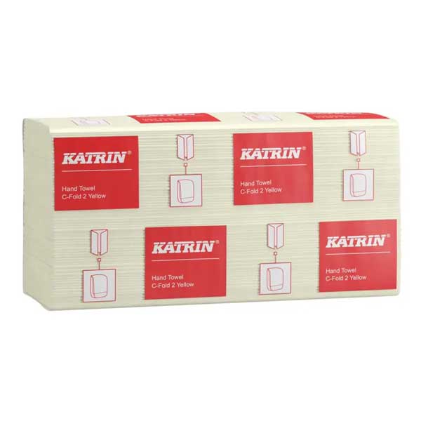 Katrin-plus-käsipyyhe-c-taitto-2krs-keltainen