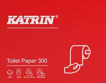 katrin-wc-paperirulla-300-valkoinen